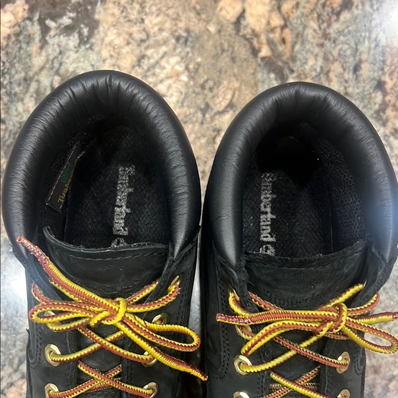 Timberland Black Boots with Yellow Laces Chukka boots Black SZ 10 main image 11